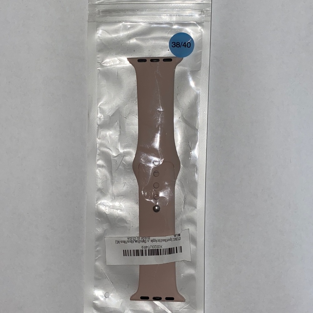 matte pink apple watch band